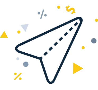 Paper airplane icon symbolizing Jade's heavy vehicle financing services across Australia.